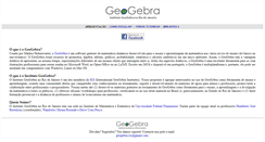 Desktop Screenshot of geogebra.im-uff.mat.br
