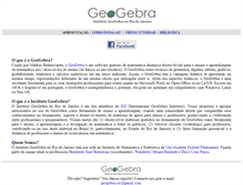 Tablet Screenshot of geogebra.im-uff.mat.br